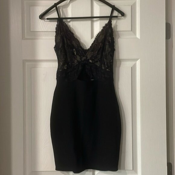 Fashion Nova Dresses & Skirts - Fashion Nova Black Lace Mini Dress